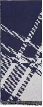 Темно-синий и серый шарф Брюса Vivienne Westwood