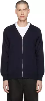 Темно-синий кардиган Lochaven Of Scotland Edition Comme des Garçons Homme Deux