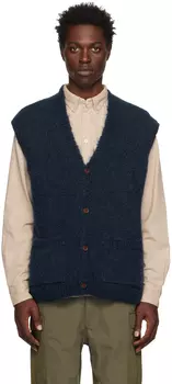 Темно-синий кардиган Svempa Nudie Jeans