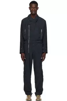 Темно-синий комбинезон Overdyed Dries Van Noten