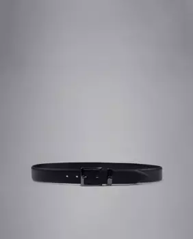 Темно-синий мужской ремень с монограммой Paul & Shark, темно-синий