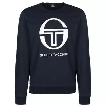 Темно-Синий мужской свитер с длинным рукавом и круглым вырезом ciao 38027 200 Sergio Tacchini, синий