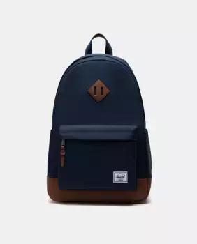 Темно-синий рюкзак Heritage с застежкой-молнией и отделением для ноутбука Herschel, темно-синий