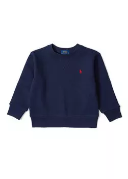 Темно-синий свитшот для мальчика с логотипом Polo Ralph Lauren