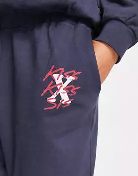 Темно-синий свитшот RVCA X STELLA Maxwell