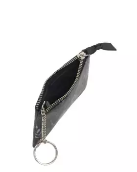 Темно-синий женский кожаный кошелек Lucerna с защитой от радиочастотных меток SKPAT, темно-синий