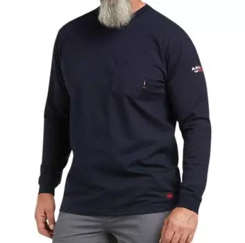 Темно-синяя эластичная футболка с логотипом, USA Ariat