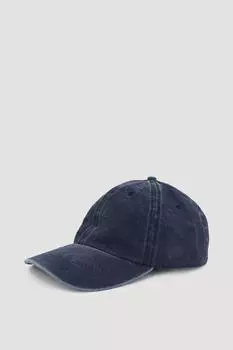 Темно-синяя бейсболка из стираного хлопкового твила Larsson & Co, темно-синий