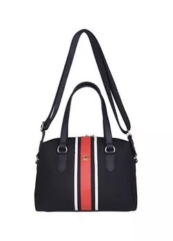 Темно-синяя белая красная женская сумка на плечо 28X24x8 см US24268 U.S. Polo Assn., темно-синий/белый/красный