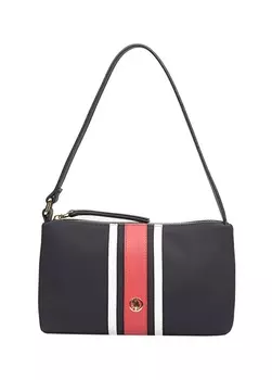 Темно-синяя — белая женская сумка через плечо U.S. Polo Assn.
