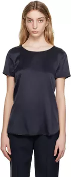 Темно-синяя блуза Cortona Max Mara Leisure