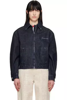 Темно-синяя джинсовая куртка La Croisire 'The Canevas de-Nmes' JACQUEMUS