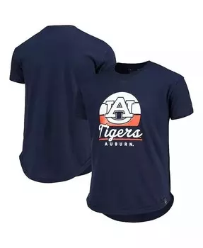 Темно-синяя футболка Auburn Tigers для больших девочек Under Armour, синий