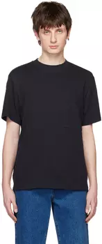 Темно-синяя футболка Beau The Row