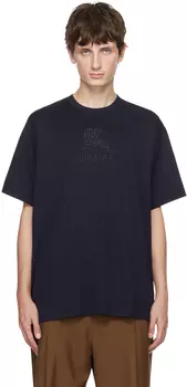 Темно-синяя футболка Burberry EKD