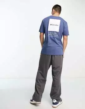 Темно-синяя футболка Columbia Barton Springs эксклюзивно на ASOS