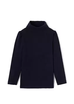 Темно-синяя футболка с длинным рукавом для девочек Jacadi Paris