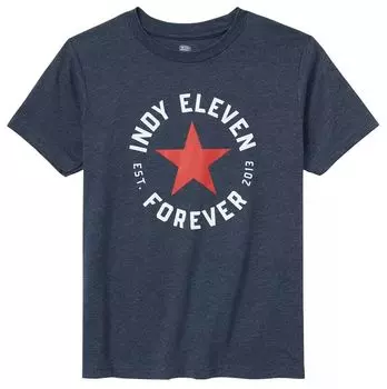 Темно-синяя футболка с графическим рисунком Sport Design Sweden Молодежная Indy Eleven