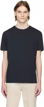 Темно-синяя футболка с изображением Люка The Row