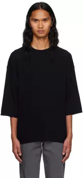 Темно-синяя футболка с заниженными плечами ZEGNA x The Elder Statesman