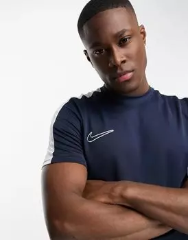 Темно-синяя футболка со вставками Nike Academy Dri-FIT