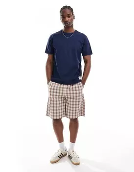 Темно-синяя футболка свободного кроя Wrangler с нашивкой-логотипом