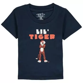 Темно-синяя футболка-талисман Infant Auburn Tigers Lil Unbranded