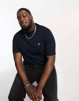 Темно-синяя футболка Tommy Hilfiger Big & Tall