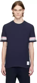 Темно-синяя футболка в полоску RWB Thom Browne