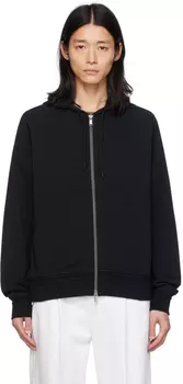 Темно-синяя худи на молнии ZEGNA