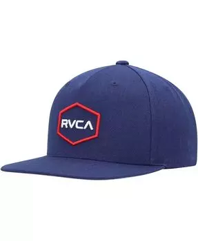 Темно-синяя кепка Commonwealth Snapback для мальчиков и девочек Rvca, синий