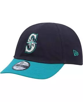 Темно-синяя кепка Seattle Mariners Team для мальчиков и девочек раскраска My First 9TWENTY Flex Hat New Era, синий