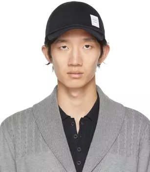 Темно-синяя классическая бейсболка с шестью панелями Thom Browne