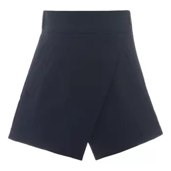 Темно-синяя короткая юбка Pinolini, синий