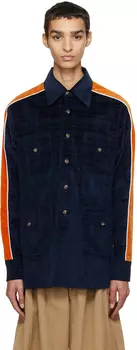 Темно-синяя куртка бнаэби Ahluwalia