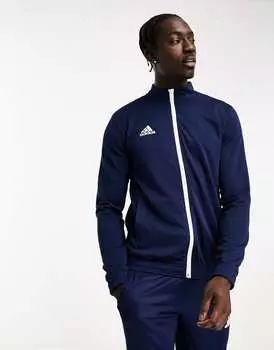 Темно-синяя куртка на молнии adidas Football