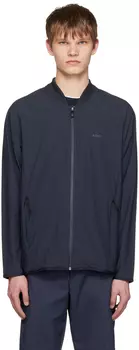 Темно-синяя куртка на молнии BOSS