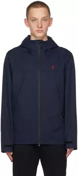 Темно-синяя куртка с капюшоном Polo Ralph Lauren