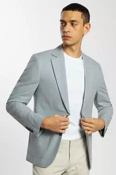 Темно-синяя льняная куртка-блейзер Steel & Jelly, темно-синий