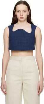 Темно-синяя майка Recto Ikaro