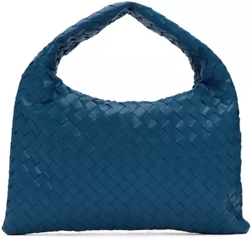 Темно-синяя маленькая сумка Hop Hop Bottega Veneta