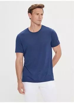 Темно-синяя мужская футболка 4A4824200045 Altnyldz Classics, темно-синий
