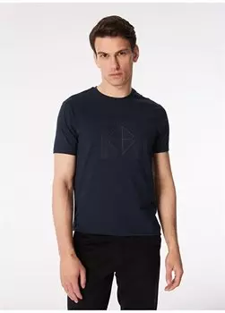 Темно-синяя мужская футболка 4B4824200038 Beymen Business, темно-синий