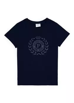 Темно-синяя мужская футболка ABHAKIDS U.S. Polo Assn., темно-синий