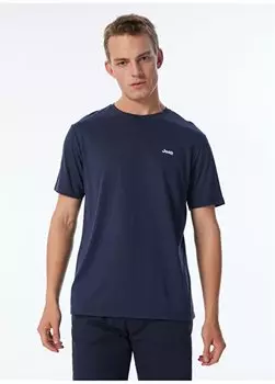 Темно-синяя мужская футболка J4SM-TST7243 Jeep, темно-синий