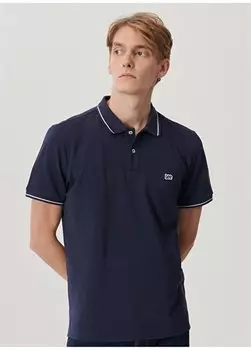 Темно-синяя мужская футболка-поло L61ARL35_Футболка-поло Lee, темно-синий