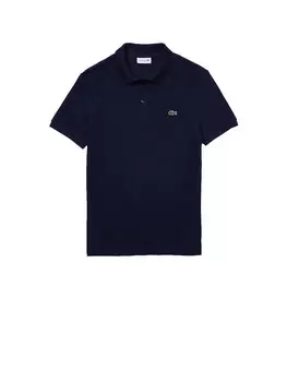 Темно-синяя мужская футболка-поло Lacoste