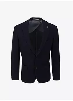 Темно-синяя мужская куртка 4B0424200001 Beymen Business, темно-синий