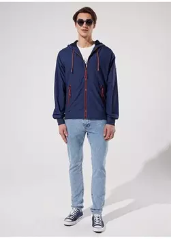 Темно-синяя мужская куртка Lee