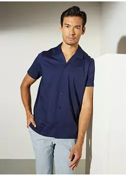 Темно-синяя мужская рубашка Comfort Fit с классическим воротником BBSP23MSH020 Brooks Brothers, темно-синий